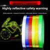 Car Sticker Night Visibility Reflective Tape - Car & Bicycle Safety Warning Sticker with Traffic Safety Stripe