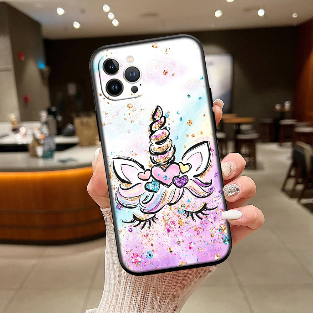 Cartoon Unicorn Phone Case for Xiaomi Poco C40 C51 C50 C55 C65 C71 C75 C85 F8 F7 F6 F5 F3 F2 X7 X6 X4 X3 M7 M6 M5 M4 M3 M2 Pro