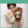 Assortimento di Burattini da Mano Animali del Bosco Realizzati in Tessuto Peluche per Intrattenimento e Apprendimento