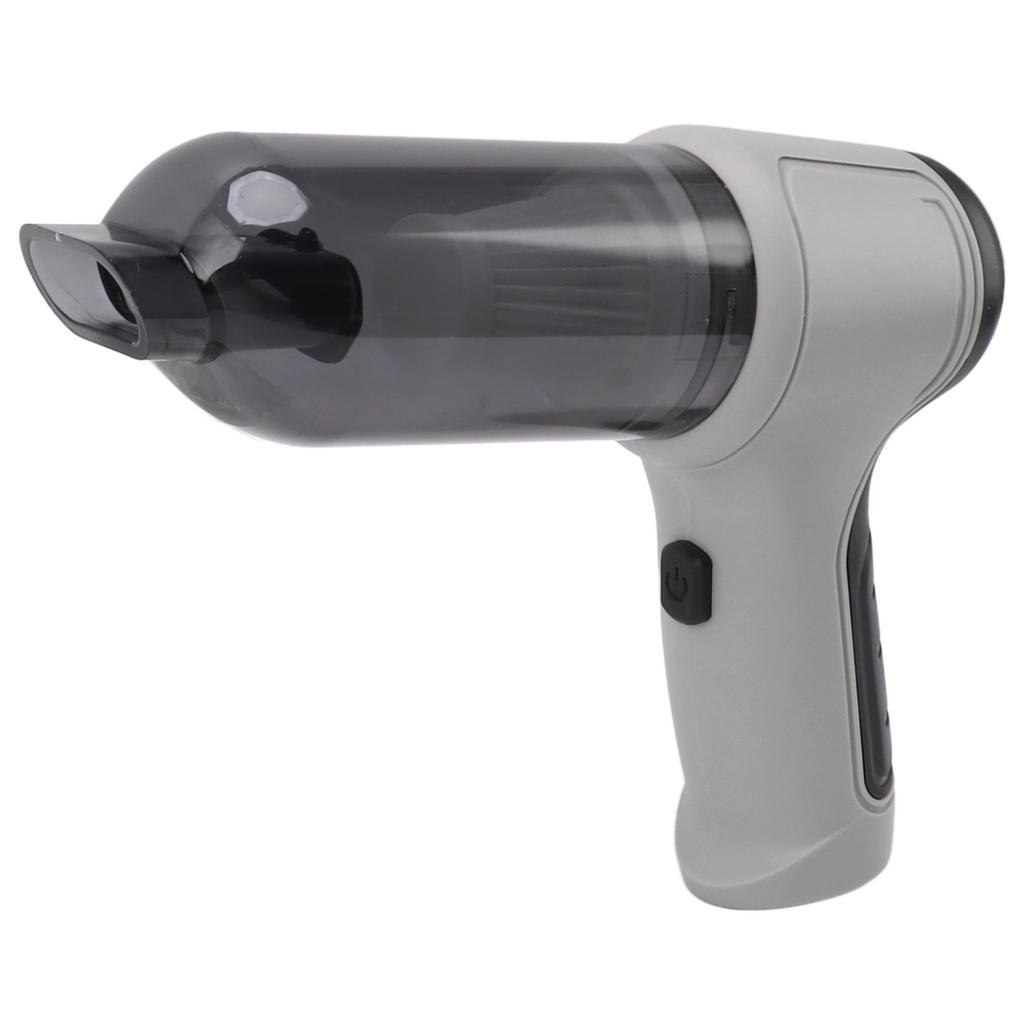 Kabelloser Handstaubsauger Starke Saugkraft Tragbarer Handstaubsauger für Zuhause Auto Büro Grau