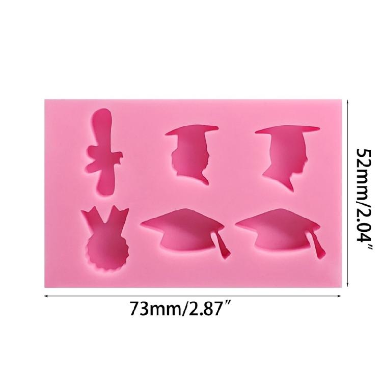 DIY Graduation Cap Baking Mold Birthday Cookie Tools Cake Decorating Tools
