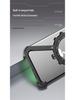 Gear Z Metal Case with Rotating Stand for iPhone 17 Pro Max and iPhone 16 Pro - Drop-Proof with Heat Dissipation