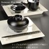 4-inch Soup Bowl, Matte Black with Lid, Echizen Lacquerware by atakaya, Made in Japan, Dishwasher Safe, Commercial Use (Black)