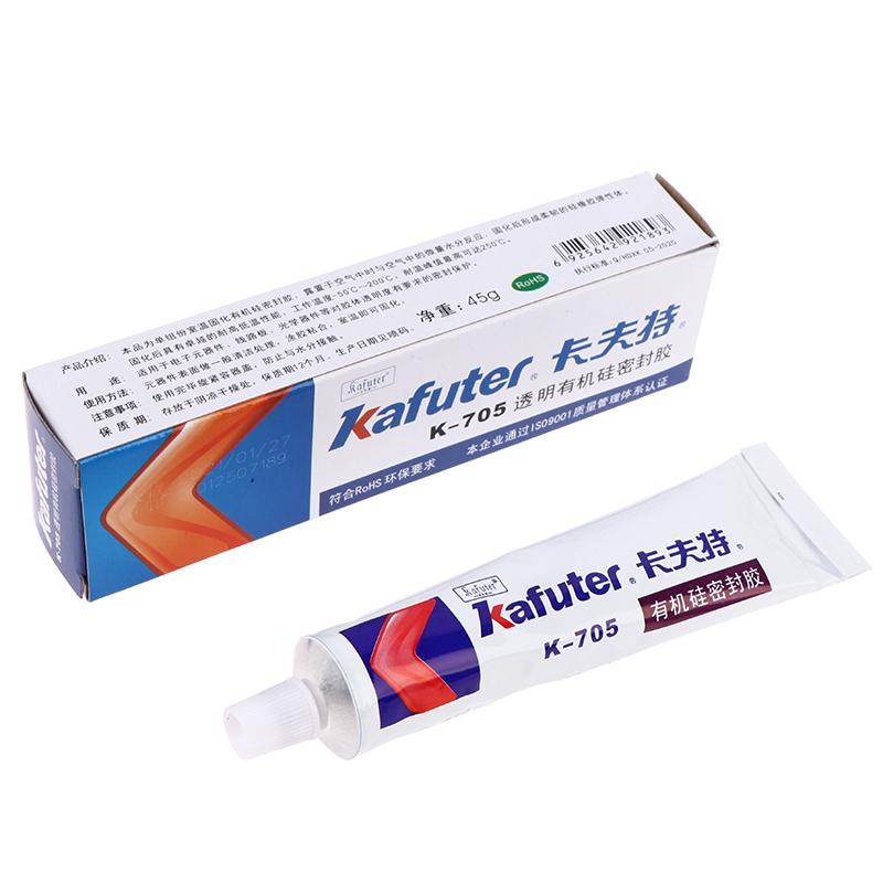 Silikon-Industriekleber 45G K-705 Rtv Silikonkautschuk Transparentkleber