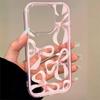 Bow Knot Case for iPhone 16 Pro Max & 17AIR: Two-in-One Frame and Soft Cover