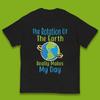 Das Drehen der Erde Kinder T-Shirt
