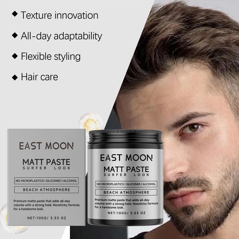 

East Moon Coconut Oil Matte Hair Styling Creams Reducing Dryness Non-Greasy Prevents Frizz Increasing Volume Hair Shaping Paste 1pcs