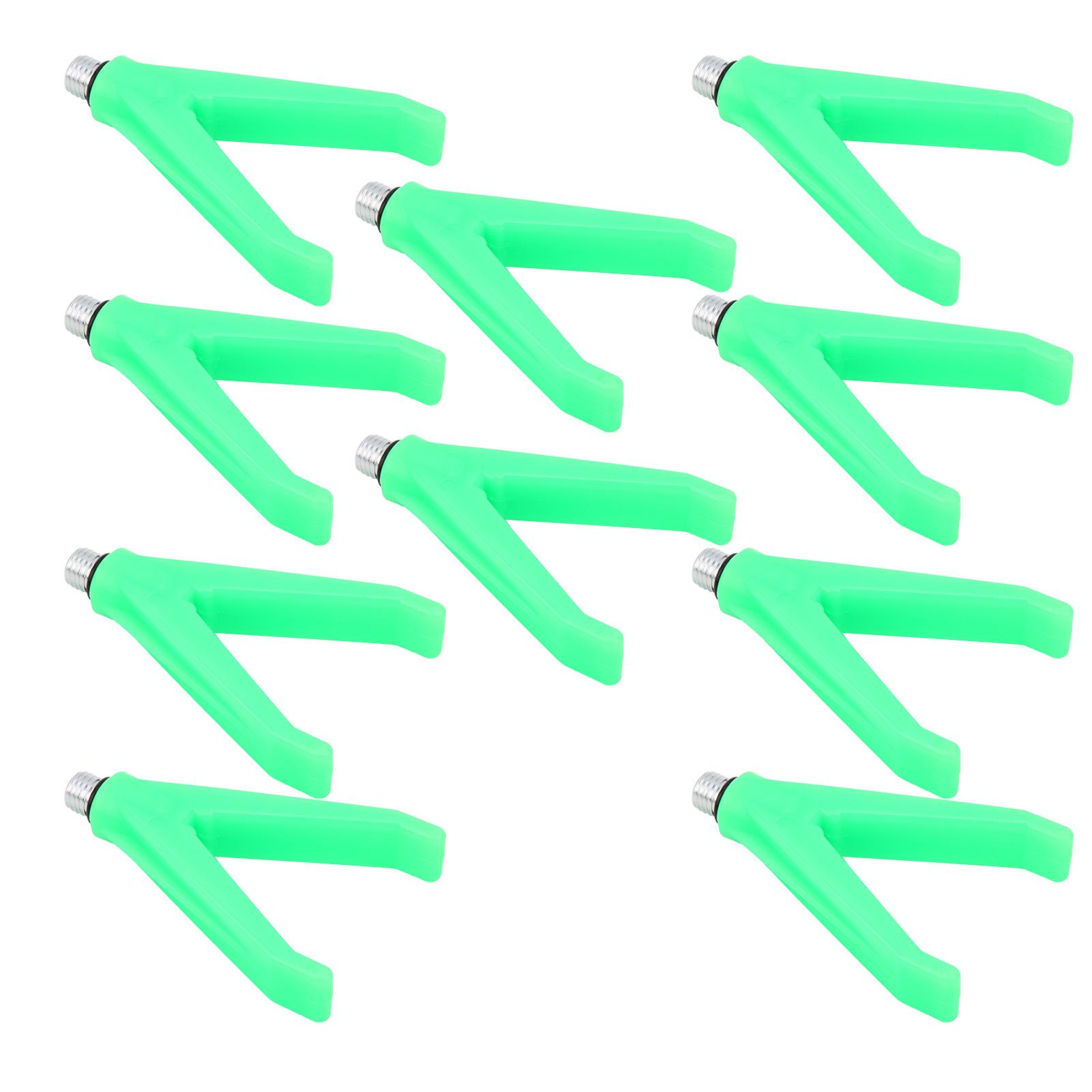 

10Pcs UHead VHead Fishing Pole Rest Rod Butt Grip Stand Holder Fishing Accessory(VHead )