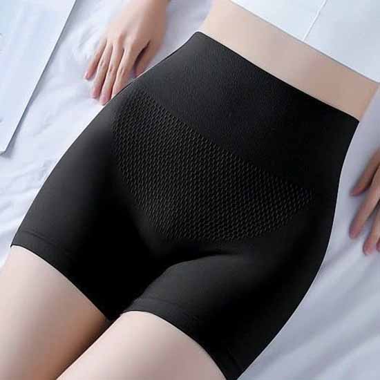 Damen-Sicherheitshose, dünne, atmungsaktive, nicht kräuselnde Boxershorts, kurze Hosen mit hoher Taille, Übergröße, viereckige Legging-Shorts