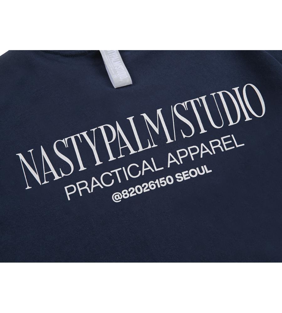 NP STUDIO Logo T-Shirt Navy
