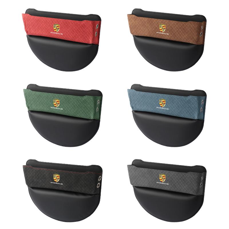 Caja Organizadora de Espacio para Asiento de Coche Bolsa de Almacenamiento para Artículos Varios Interior Para Porsche Cayenne Panamera Macan 911 718 Taycan Boxster Cayman 918
