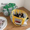 Large Beach Bag Mesh Tote Bag, Family for Toys Women Pouch & Vacation Essentials, Quick Drying Sand-proof Waterproof Storage Travel