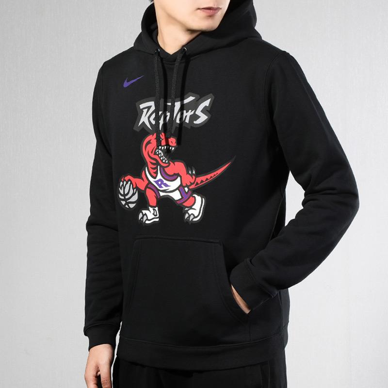 Nike Toronto Raptors Fleece Hoodie Men Tops Black CI4538-010