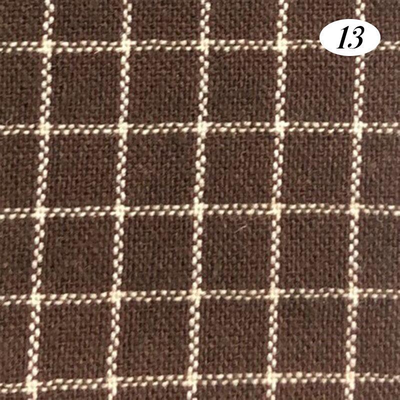 

Cotton Yarn Dyed Checkered Fabric DIY Dress Material Breathable Wash Cloth Textile Doll Clothes Handmade Fabric Clothing Supplie 100x140cm