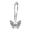 Decorative Butterfly Curtain Hook for Bathrooms Roller Systems Corrosive Metal Materials Easy Slide On Installation