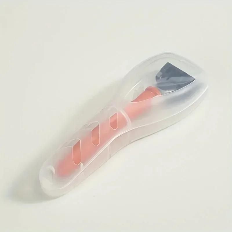 1pcs Razor Travel Storage Box Transparent Dustproof Carrying Case Cartridge Box For Gillette Razor Men Daily Supplies Organizer
