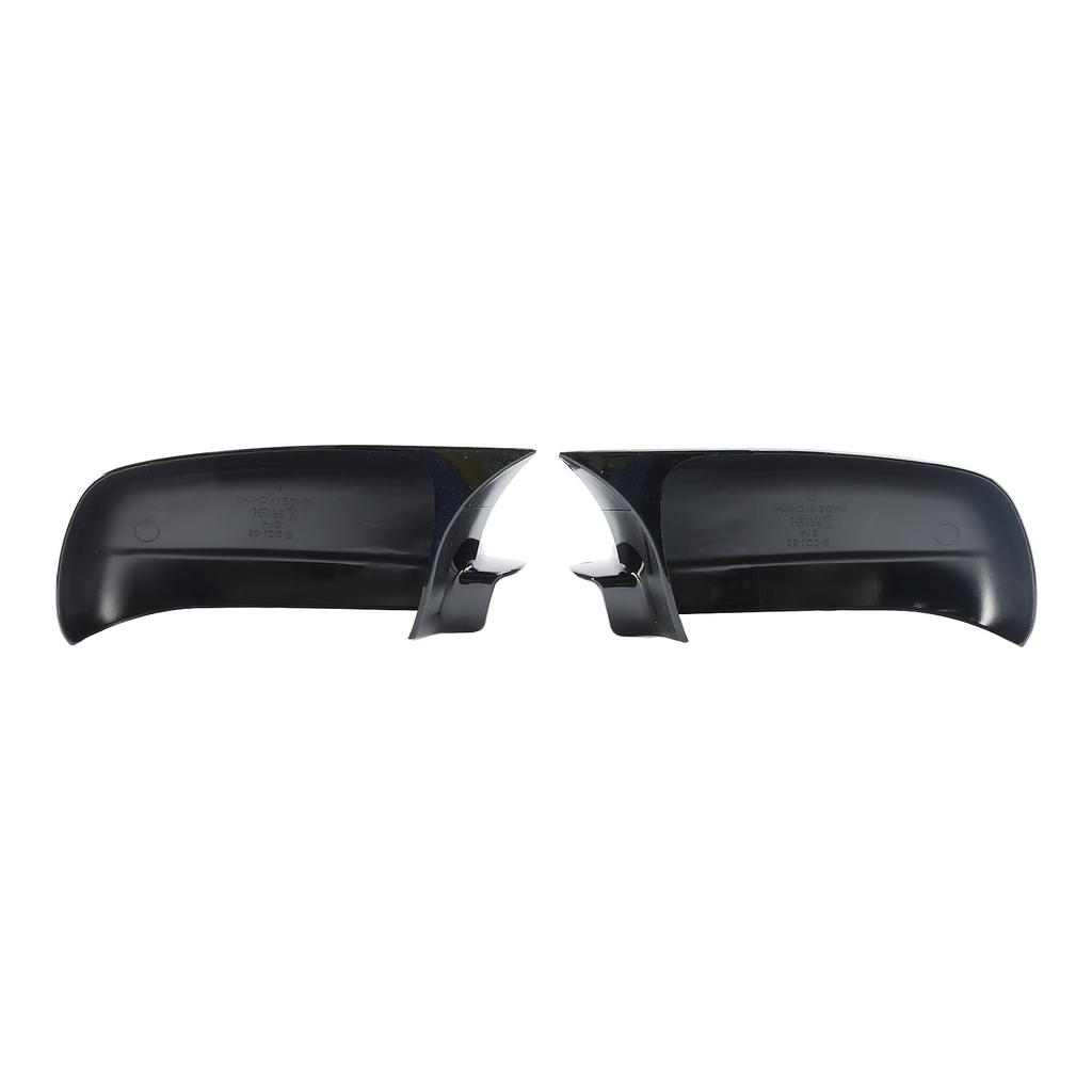 Glänzend Schwarz Flügel Außenspiegel Abdeckkappen Links + Rechts für VW Golf Mk4 1998-2004
