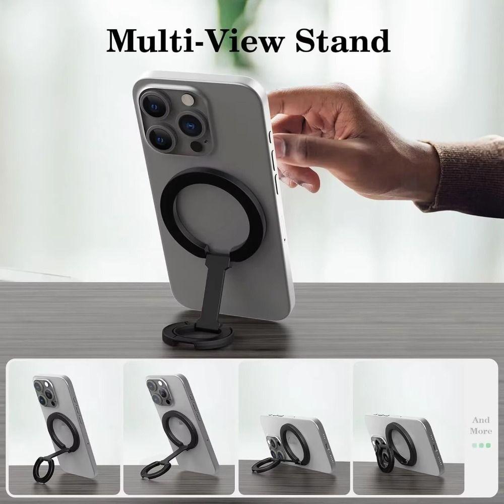 360° Rotation Magnetic Phone Stand Double-Sided Bracket Accessories for iPhone 16 15 14 13 Series