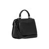 Coach Morgan 21 Removable Shoulder Strap Buckle Closure Leather And Suede Crossbody Bag Small Women handbags Black CF321-QBM2