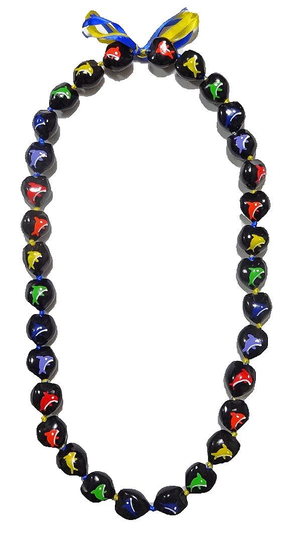 

Леи из орехов кукуиРадужный дельфин