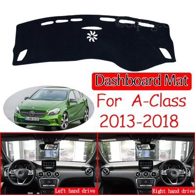 Anti-Slip Mat Dashboard Cover Pad Sunshade Dashmat Carpet Accessories A-Klasse A160 A180 A200 A45 for Mercedes Benz A-Class W176