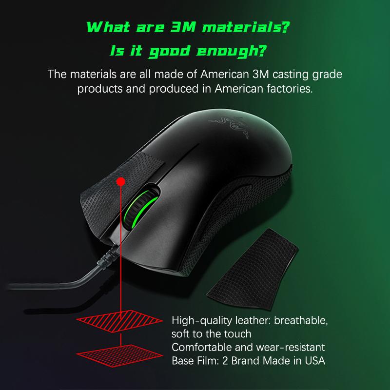 Mouse Anti-Slip Sticker Mouse Grip Tape Skate Handmade Sticker Non Slip Suck Swe