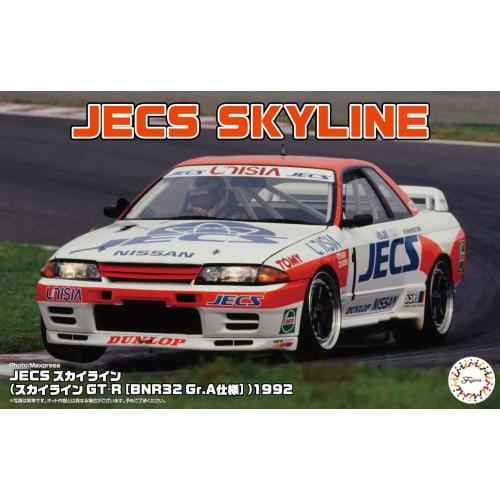 1/24 Inch-Up Series No. 299 JECS Skyline (Skyline GT-R BNR32 Gr.A Spec) 1992 Plastic Model