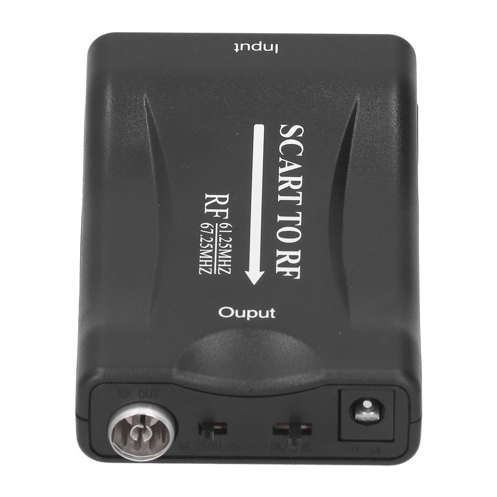 SCART na pro RF video adaptér pro RF 67,25 MHz 61,25 MHz výstupní konvertor pro TV box