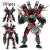 MOC Skibidi Toilet Action Figure Building Blocks Titan Clock Man Upgrade 4.0 Bricks DlY Toys For Kid Christmas Birthday Gifts