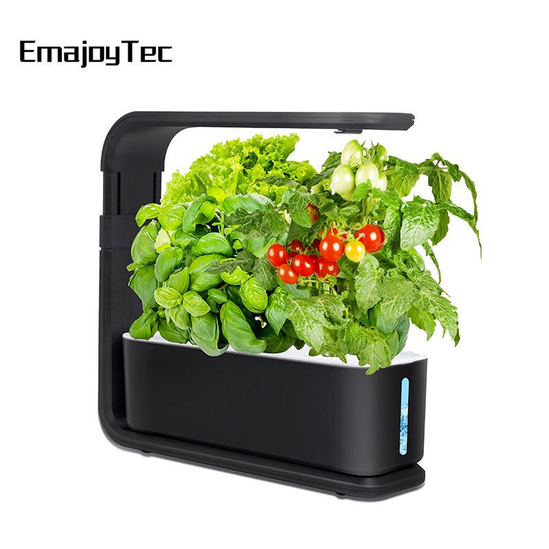 Premium Smart Hydroponic Planter Kit with Growth Lamp for Soilless Cultivation