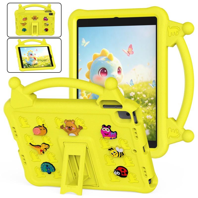 Cartoon Animal Print IPad Case With Kickstand Full Protection 10.2 7th/8th/9th Air 3 10.5 Pro Soft TPU Cover
