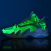 Men's Outdoor Sneakers Glow-in-the-dark Personality Fashion Versatile Boys Basketball Shoes Wear-resistant Anti-slip Shock-absorbing Student Running