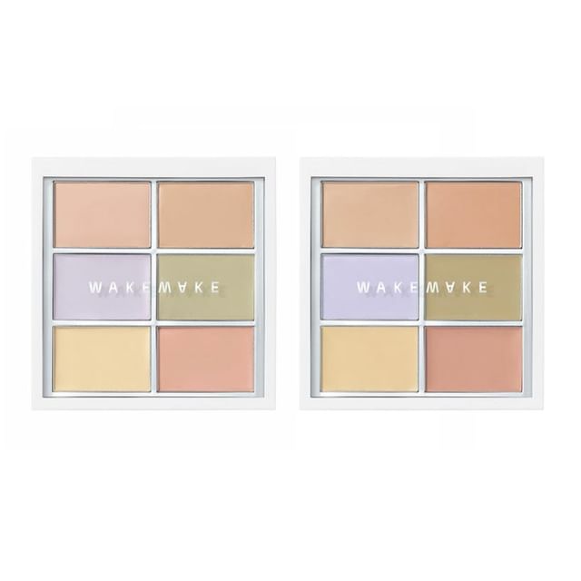 WAKEMAKE - Defining Cover Concealfit Palette - 2 Types #02 Medium