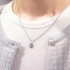 HARANG HR 211N_Heated Blue Calcy Necklace