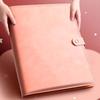 A4/A5/B5 PU Leather Document Folder | Large Capacity File Organizer | Portable Portfolio for Home & Office Document Storage