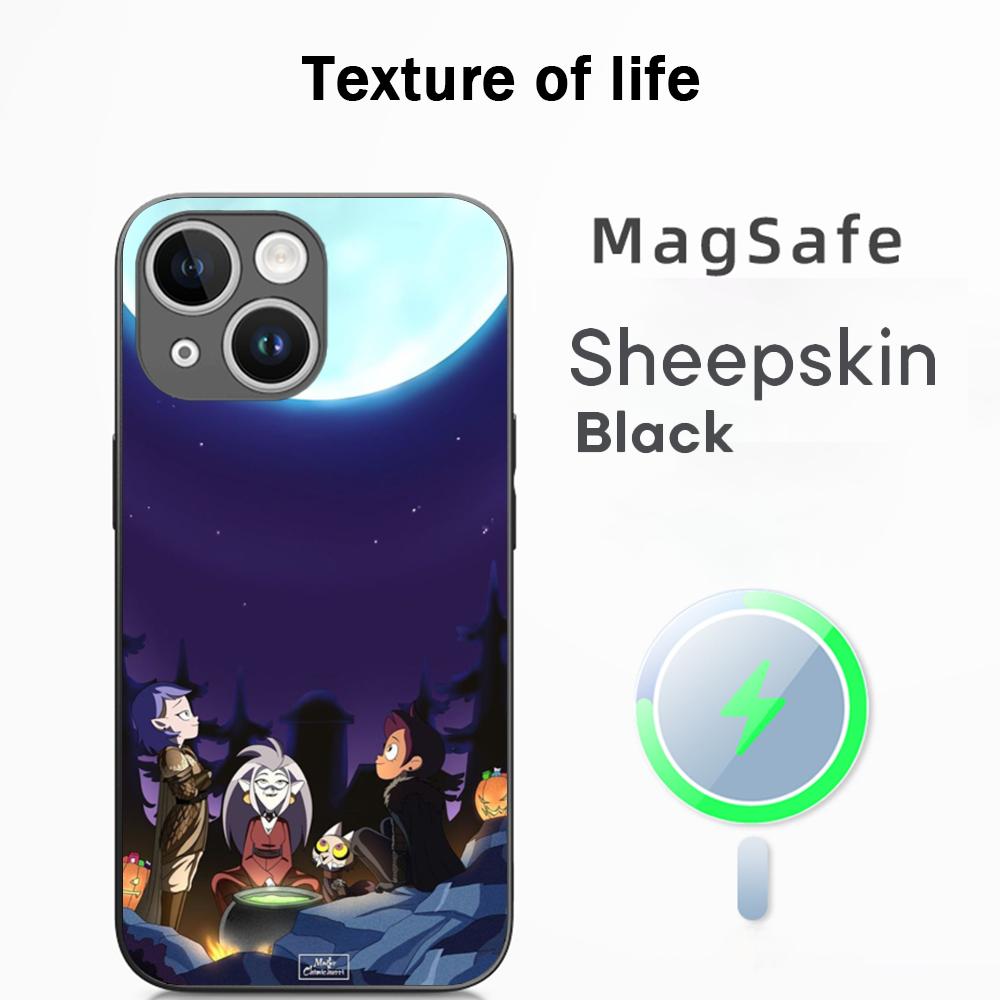 

Super Hot The Owl Houses cartoon Phone Case For iPhone 17 16 15 14 13 12 Plus Pro Max High-end Luxury Magsafe Sheepskin iPhone 12 Pro