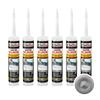 IsolBau Sanitary Silicone Gray Sanitär Silikon 6 x 300ml