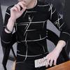 Herren T-Shirt Langarm Rundhals Pullover Weich Junger Stil Warm Bequem Rundhalsausschnitt Lässig Frühling Oberteile für den täglichen Gebrauch