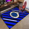 1PC FC Brugge Crest Rug Game Carpet, Floor Mat for Bedroom Living Room Entryway Rug, Home Decor Idea Gift for Christmas birthday