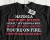 Unisex Funny Ruptured Spleen T-Shirt Splenectomy Gifts