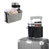 Hands-Free Luggage Drink Bag Storage Bag Travel Cup Holder Holder Suitcase Drink Holder  Airport