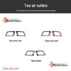 Carbon Fiber Interior Protective Sticker for 12-15 GL/ML300/350/400 with Modified Peach Wood Trim