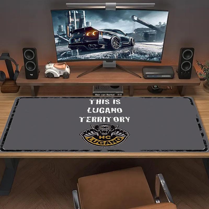 Lugano Fc Mouse Pad Large Gaming Table Cushion Nonslip Laptop Tablet Big Mousepad Xxl Mat Mini Pc Playmat With Lock Edge