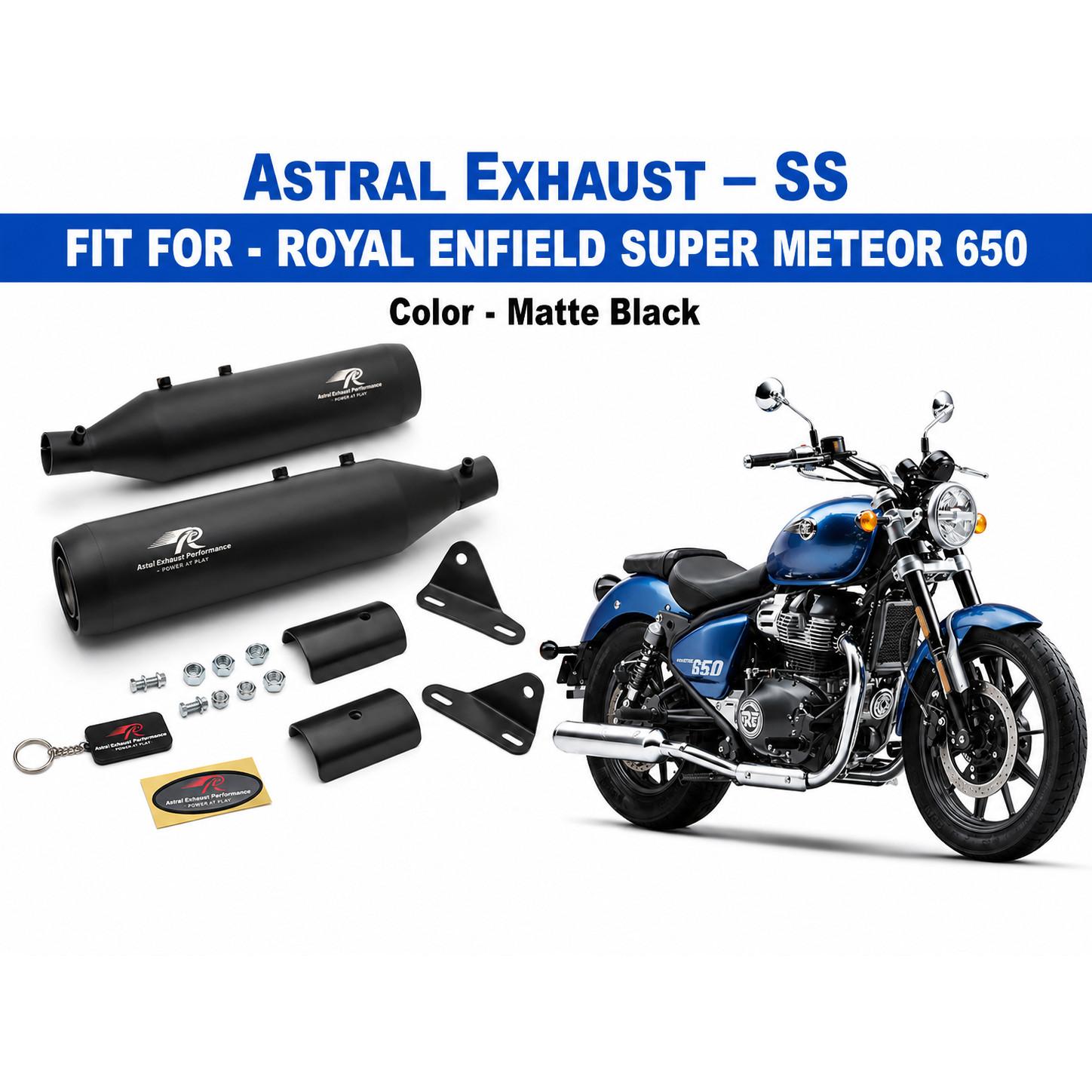 Royal Enfield  Astral Matt Black Exhaust