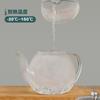 VKCHEF Teapot, Heat-Resistant Glass Kyusu (Kyusu), Transparent, 1000ml Large Capacity, Stainless Steel, with Tea Strainer, Suitable for Direct Heat,