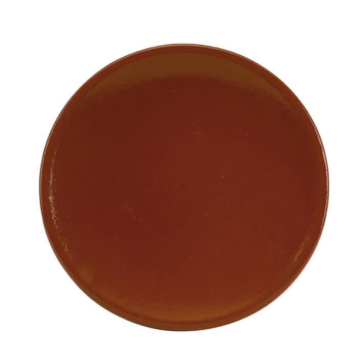 Assiette Raimundo Barro Profesional Réfracteur Faïence Céramique Marron Ø 28 Cm (9 Unités)
