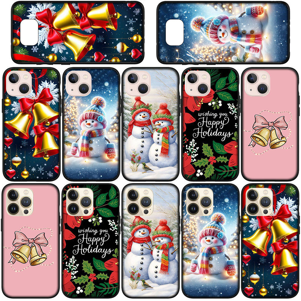 Case for iPhone 17 16 15 Xiaomi Poco F8 F7 X7 X6 M8 C85 C75 C71 Redmi Note 14 13 12 11 Pro Max A3 A4 14C 13C 15C Deer Santa Claus Merry Christmas Tree