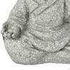 Cute Monk Figurine Buddha Ornaments Sitting Kung Fu Garden, Decorative Delicate Doll Meditating