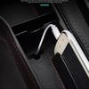 Autositz-Lücken-Aufbewahrungsbox Universelle Sitzspalt-Schlitzbox Mit Ladeloch Schlüssel Handy Flaschenhalter Verstau-Organizer Zubehör