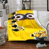 Despicable Minions Adventure Blanket Soft Throw Blanket For Home Bedroom Bed Sofa Travel Office Solid Christmas Blanket